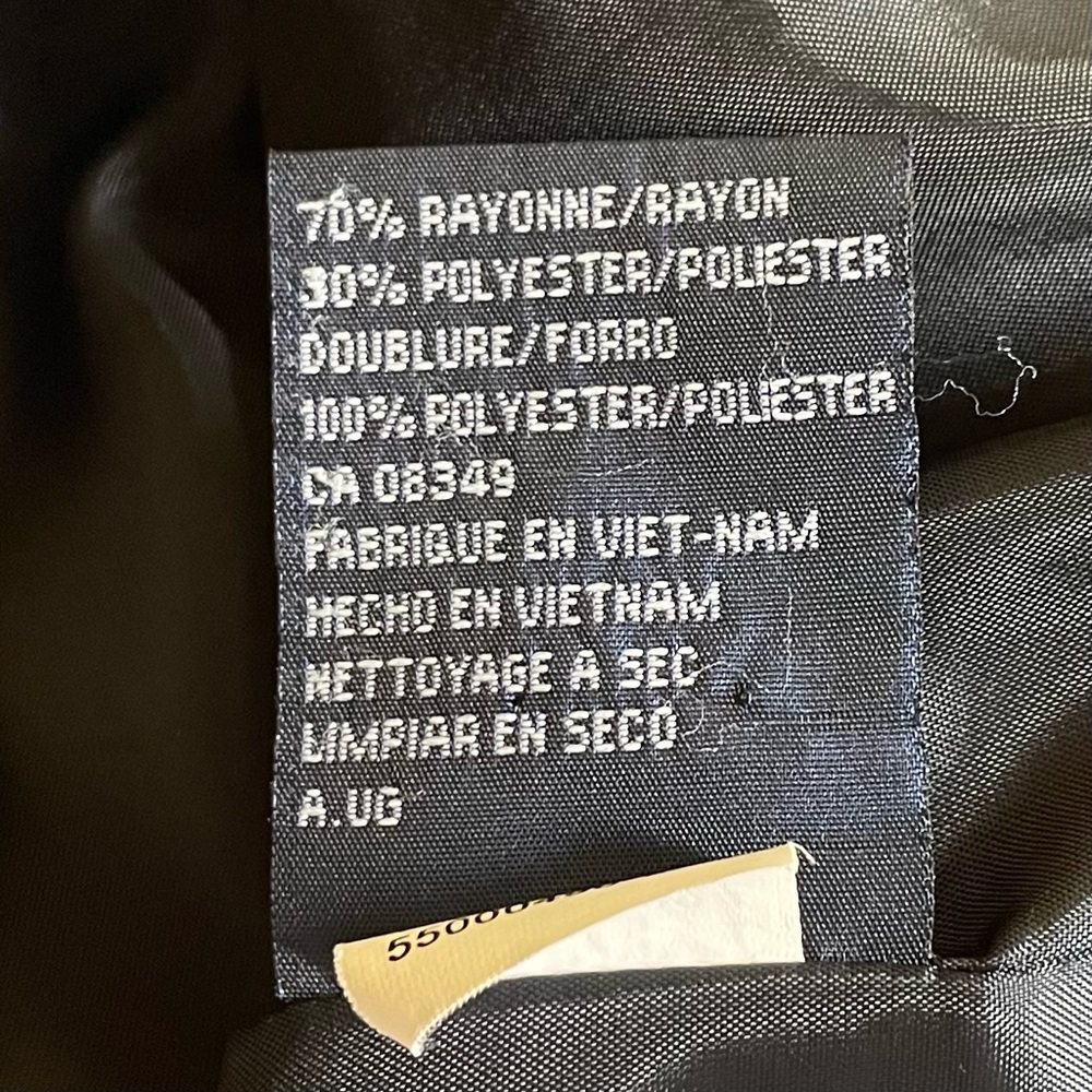 Evan Picone Women's Paisley Blazer - Black and Gray - Picture 4 of 7